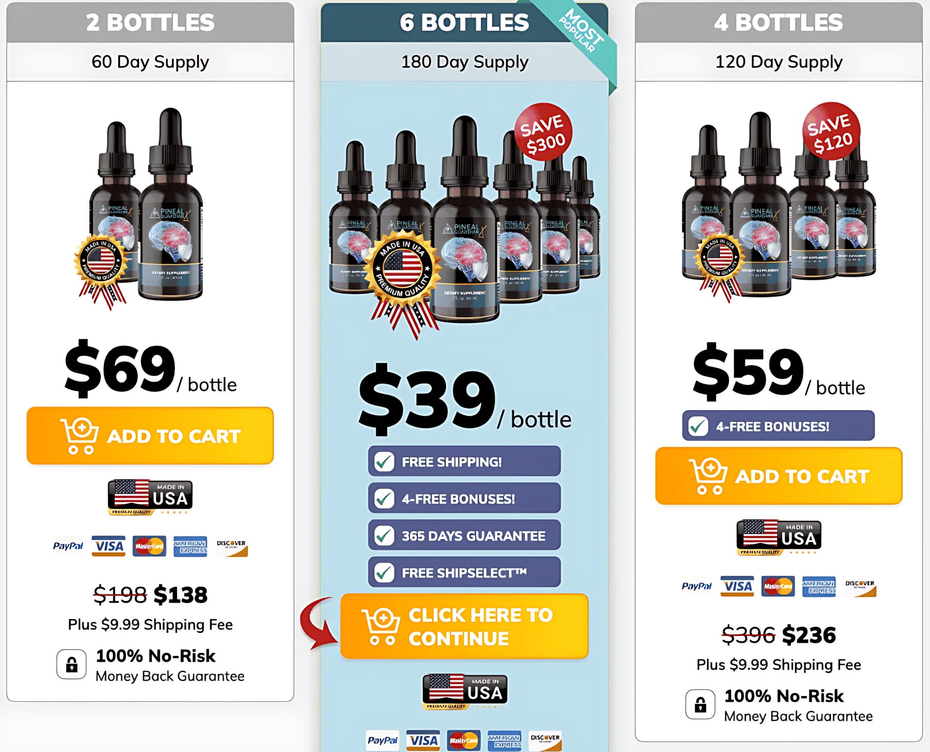 Pineal Guardian prrice page